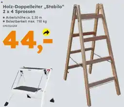 Globus Baumarkt KRAUSE Holz-Doppelleiter „Stabilo" Angebot