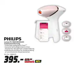 MediaMarkt Philips lumea ipl 9000 bri955/01 lichthaarentfernung Angebot