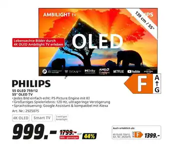 MediaMarkt Philips oled tv Angebot