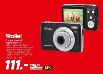 MediaMarkt Rollei compactline 880 digitalkamera Angebot