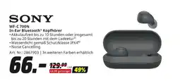 MediaMarkt Sony wf-c 700n in-ear bluetooth kopfhörer Angebot