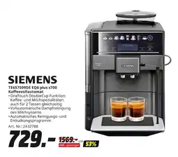 MediaMarkt Siemens te657509de eq6 plus s700 kaffeevollautomat Angebot