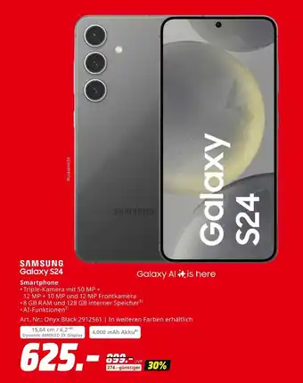 MediaMarkt Samsung galaxy s24 Angebot