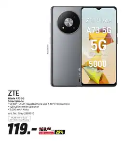 MediaMarkt Zte blade a73 5g smartphone Angebot