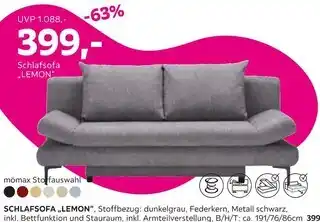 Mömax Schlafsofa „lemon“ Angebot