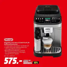 MediaMarkt Delonghi kaffeevollautomat Angebot