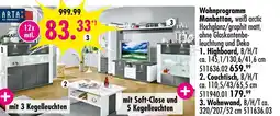 Möbel Boss Wohnprogramm manhattan Angebot