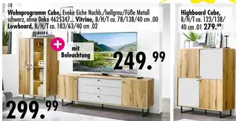 Möbel Boss Wohnprogramm cube Angebot