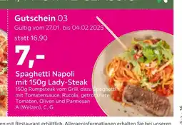 Mömax Spaghetti napoli mit lady-steak Angebot