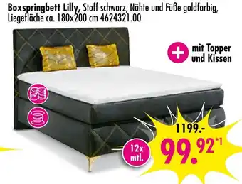 Möbel Boss Boxspringbett lilly Angebot