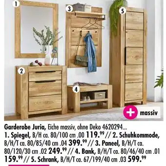 Möbel Boss Garderobe juria Angebot