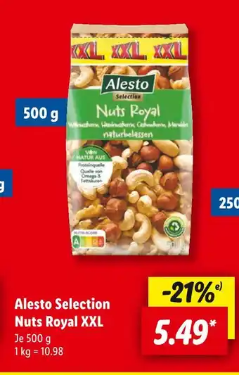 Lidl Alesto nuts royal xxl Angebot