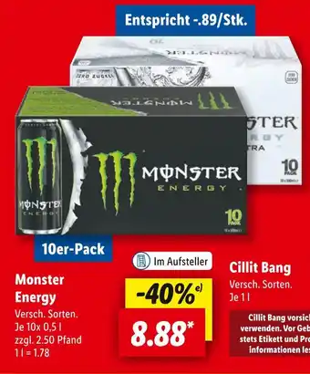 Lidl Monster monster energy Angebot