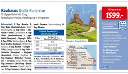 Lidl Lidl reisen kaukasus große rundreise Angebot