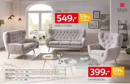 XXXLutz Stylife sofa 2-sitzig, sofa 3-sitzig oder ohrensessel Angebot