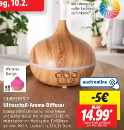 Lidl SILVERCREST Ultraschall-Aroma-Diffuser Angebot