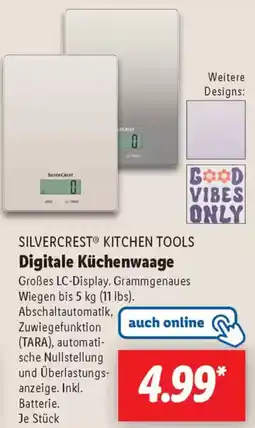 Lidl SILVERCREST KITCHEN TOOLS Digitale Küchenwaage Angebot