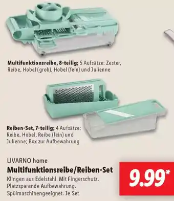 Lidl LIVARNO home Multifunktionsreibe/Reiben-Set Angebot