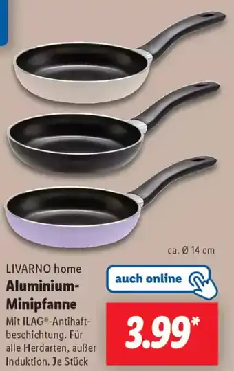 Lidl LIVARNO home Aluminium Minipfanne Angebot