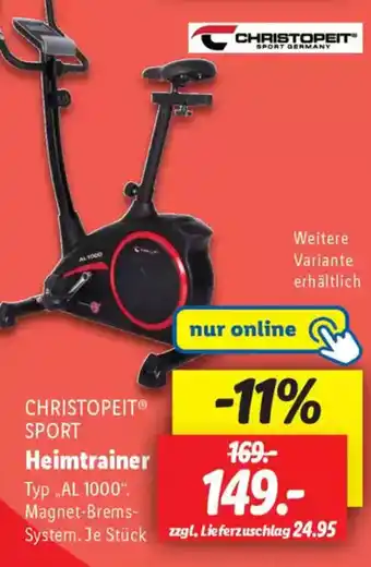 Lidl CHRISTOPEIT SPORT Heimtrainer Angebot