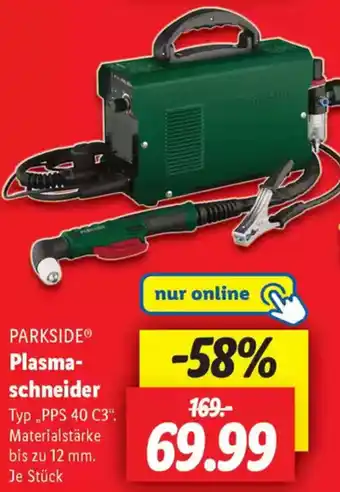 Lidl PARKSIDE Plasmaschneider Angebot