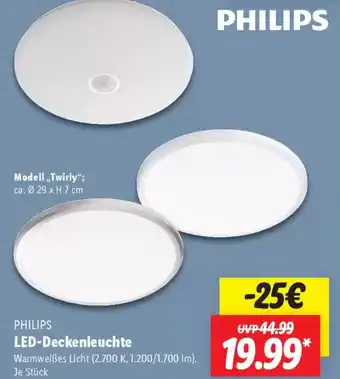 Lidl PHILIPS LED-Deckenleuchte Angebot