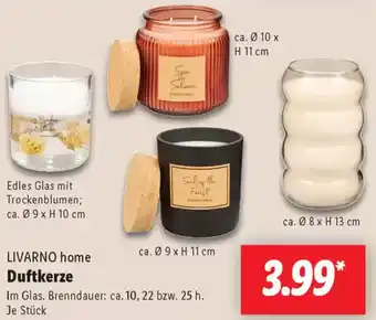 Lidl LIVARNO home Duftkerze Angebot