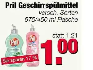 Edeka Scherer Pril Geschirrspülmittel Angebot