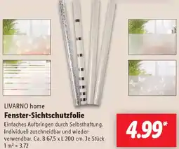 Lidl LIVARNO home Fenster-Sichtschutzfolie Angebot