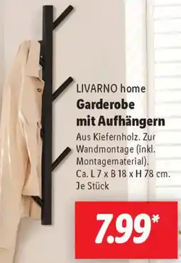 Lidl LIVARNO home Garderobe mit Aufhängern Angebot