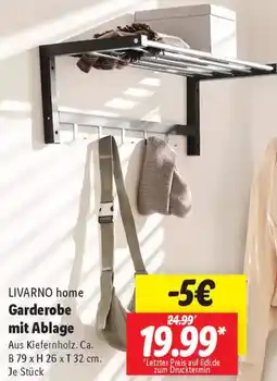 Lidl LIVARNO home Garderobe mit Ablage Angebot