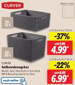 Lidl CURVER Aufbewahrungsbox Angebot