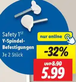 Lidl Safety 1ST Y-Spindel Befestigungen Angebot