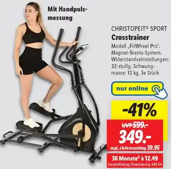 Lidl CHRISTOPEIT SPORT Crosstrainer Angebot