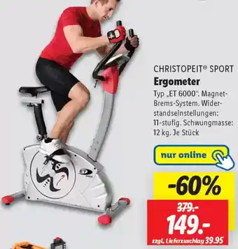 Lidl CHRISTOPEIT SPORT Ergometer Angebot