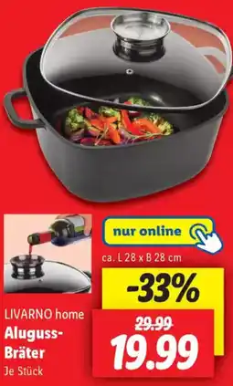 Lidl LIVARNO home Aluguss Bräter Angebot