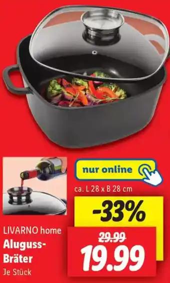 Lidl LIVARNO home Aluguss Bräter Angebot