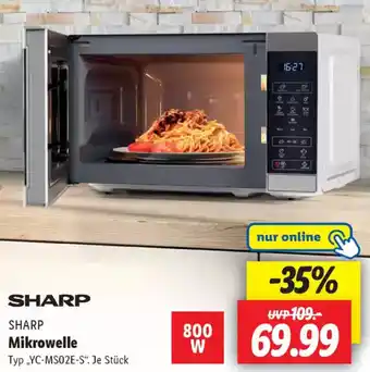 Lidl SHARP Mikrowelle Angebot