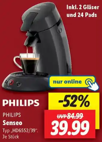 Lidl PHILIPS Senseo Angebot