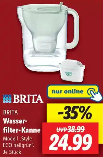 Lidl BRITA Wasserfilter-Kanne Angebot