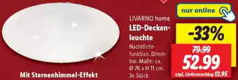 Lidl LIVARNO home LED-Deckenleuchte Angebot