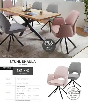 Kabs Polsterwelt Shaula stuhl shaula Angebot