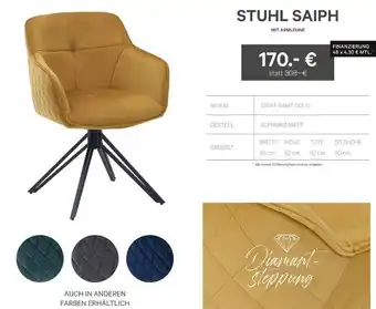 Kabs Polsterwelt Stuhl saiph Angebot