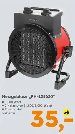 Globus Baumarkt Heizgebläse „,FH-128620" Angebot