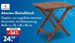 Aldi Nord Casaria Akazien-Beistelltisch Angebot