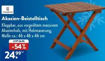 Aldi Nord Casaria Akazien-Beistelltisch Angebot