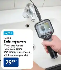 Aldi Nord FERREX Endoskopkamera Angebot