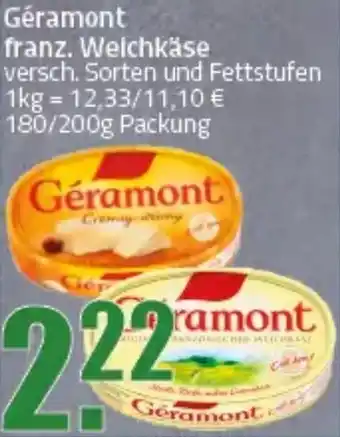 Ihr Frischmarkt Géramont franz. Welchkäse Angebot