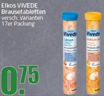 Ihr Frischmarkt Elkos VIVEDE Brausetabletten Angebot