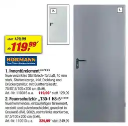 toom Baumarkt HORMANN 1. Innentürelement Angebot